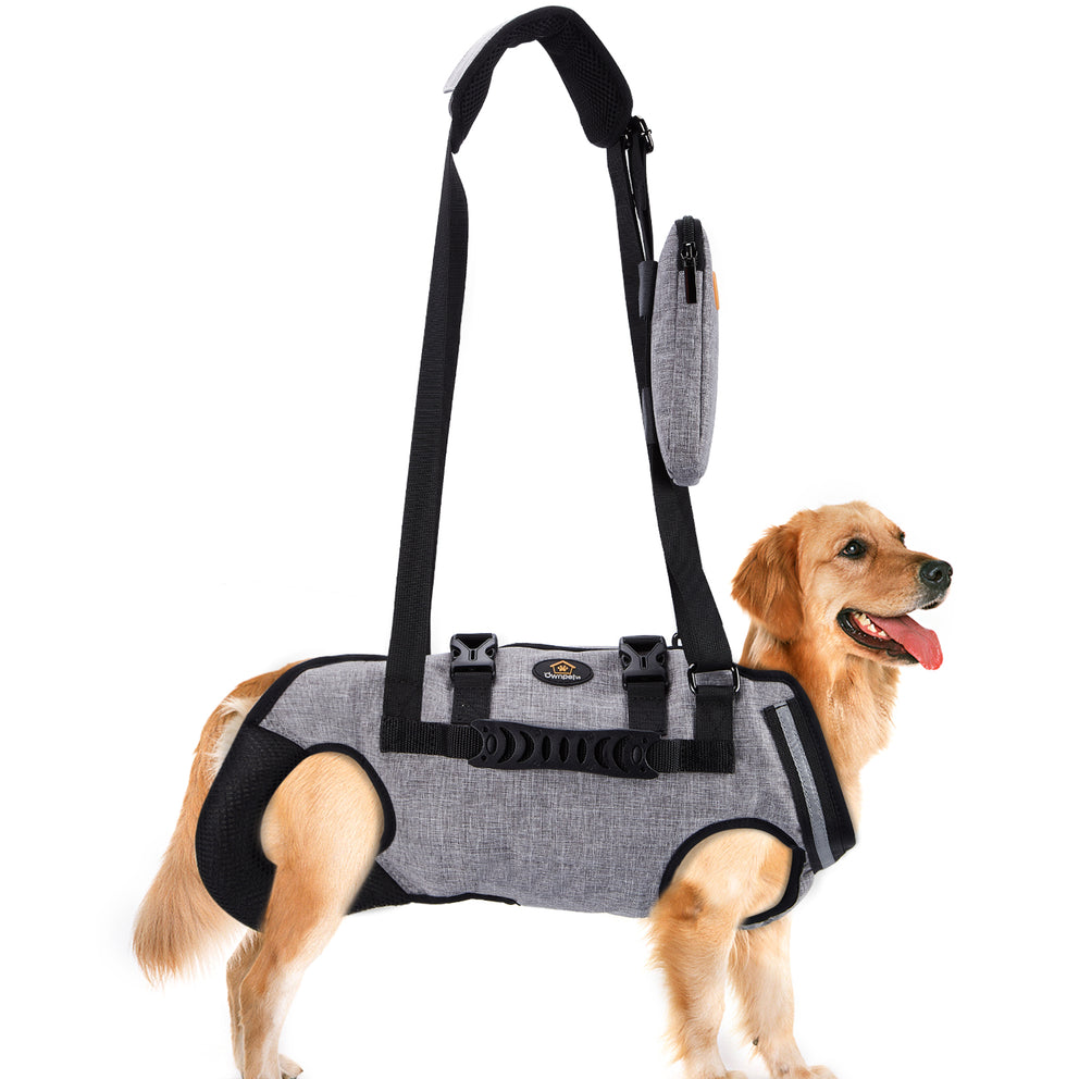 Ownpets Dog Sling Harness, Outdoor Sling Bag for Spine Protection, Whole Body Support, Support Vest to Assist Aged Dogs, Outdoor (XXL)