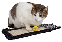 Load image into Gallery viewer, Eco-Natural Sisal And Jute Hanging Carpet Cat Scratcher With Toy
