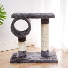 Load image into Gallery viewer, Cat Natural Sisal Scratching Post for Kitten Small Cats Activity Platform Interactive Playground
