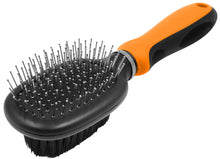 Load image into Gallery viewer, Flex Series 2-in-1 Dual-Sided Pin and Bristle Grooming Pet Brush
