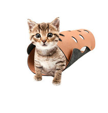 Load image into Gallery viewer, Cat Tunnel Collapsible Tunnel Pet Washable Tunnel Bed Felt Cloth Tunnel Toy
