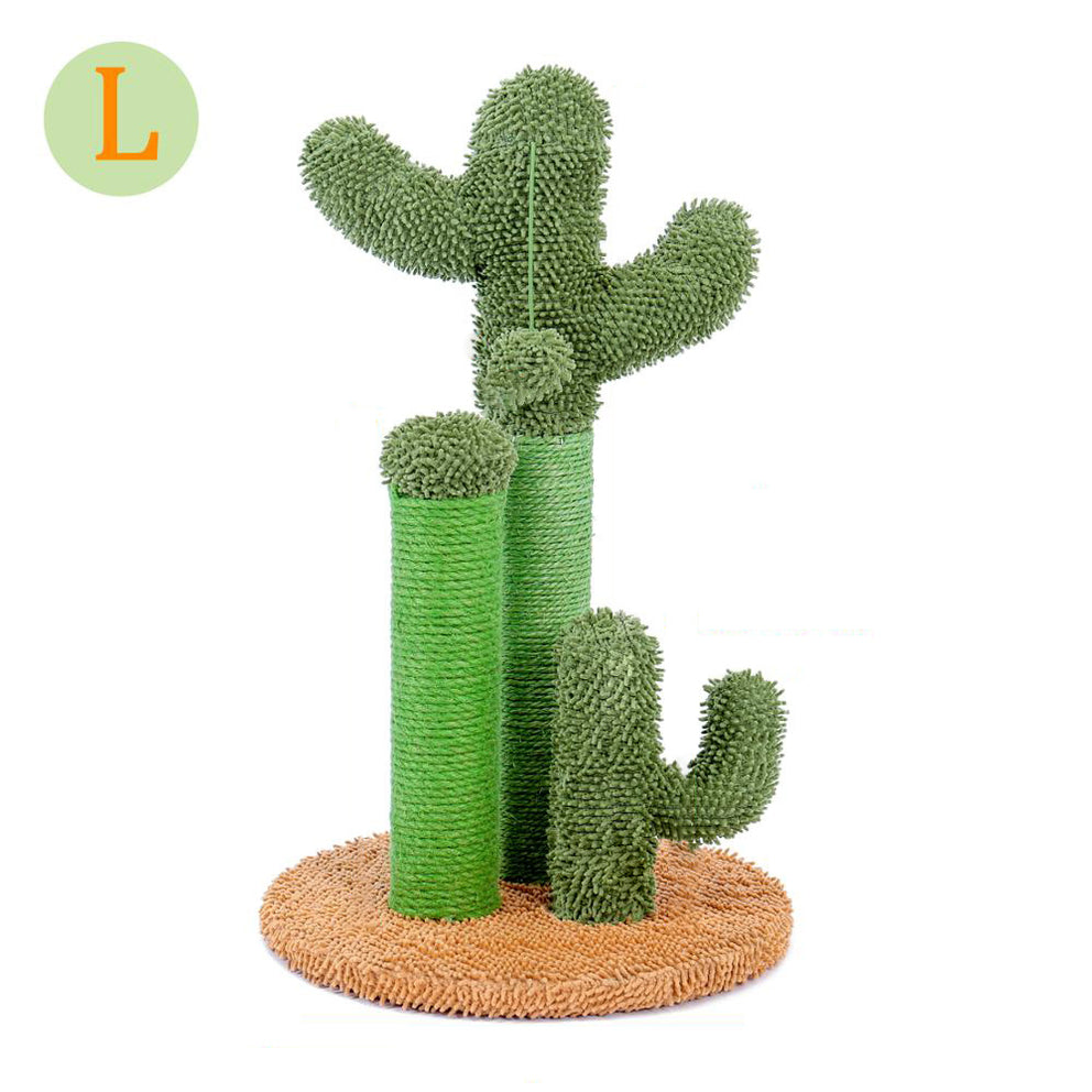 Cute Cactus Tree Pet Cat Toy  With Ball Scratching Post