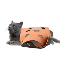 Load image into Gallery viewer, Cat Tunnel Collapsible Tunnel Pet Washable Tunnel Bed Felt Cloth Tunnel Toy

