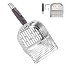 Load image into Gallery viewer, Ownpets Stainless Steel Litter Scoop for Cats, Double-Wide Holes, Large
