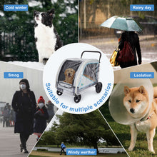 Carica l'immagine nel visualizzatore di Gallery, Ownpets Dog Stroller Rain Cover, Waterproof Transparent EVA
