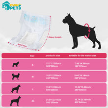 Load image into Gallery viewer, Ownpets Pet Disposable Female Dog Diaper
