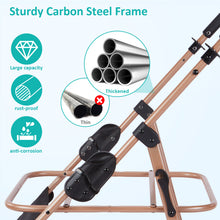 Load image into Gallery viewer, Ownpets 3 in 1 Dog Stroller &amp; Car Seat, Foldable Dogs Carrier Detachable design, carbon steel frame, 360° lockable wheels, rain cover, cup holders &amp; ample storage, for dogs up to 66lbs

