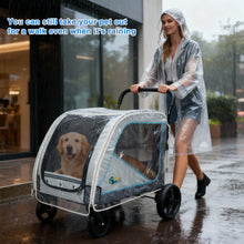 Carica l'immagine nel visualizzatore di Gallery, Ownpets Dog Stroller Rain Cover, Waterproof Transparent EVA
