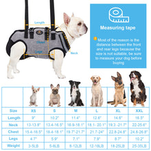 Cargar imagen en el visor de la galería, Full Body Support Dog Lift Harness for Spine Protection, S
