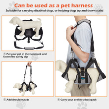 Charger l'image dans la galerie, Ownpets Dog Grooming Hammock XS, Breathable for Toy Breeds, Chihuahua Secure grooming harness sling with carabiners, breathable mesh for comfort, ideal for nail trimming and brushing small breeds
