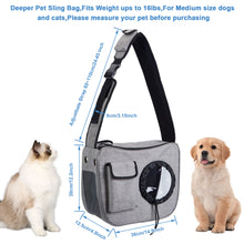 Load image into Gallery viewer, Pet Airline Sling Carrier Travel Bag, Fit 10~15lb

