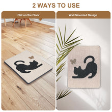 Charger l'image dans la galerie, Ownpets Wall Cat Scratcher, Cute Vertical Cat Scratching Board, Wall Mounted Cat Scratch Pad for Wall, Glass, Wood, and Tile, Furniture Protector
