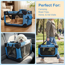 Charger l'image dans la galerie, Ownpets 24 Inches Extra Large Collapsible Cat Carrier for 2 Cats Small Dogs
