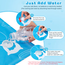Cargar imagen en el visor de la galería, Ownpets Dog Cooling Mat, Portable Water-Filled Mat
