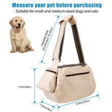Carica l&#39;immagine nel visualizzatore di Gallery, Ownpets XL Pet Sling Carrier, Extra Large Dog Sling, Fits 15 to 25lbs, Beige
