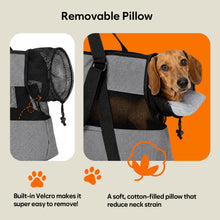 Load image into Gallery viewer, Ownpets XL Cat Dog Purse Carrier, Grey Breathable Mesh, Fits 20lbs
