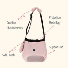 Charger l'image dans la galerie, Ownpets XL Dog Sling 15-25lbs, Hands-Free Carrier with Bottom Support Pad Sturdy Base Prevents Pet Sagging, Soft Shoulder Strap for Comfort, Storage Pocket, Secure Fit for Vet &amp; Travel
