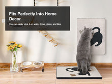Load image into Gallery viewer, Ownpets Wall Cat Scratcher, Cute Vertical Cat Scratching Board, Wall Mounted Cat Scratch Pad for Wall, Glass, Wood, and Tile, Furniture Protector

