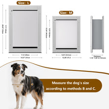 Load image into Gallery viewer, Ownpets 028 Double Flap Aluminum Dog Door for Wall and Door
