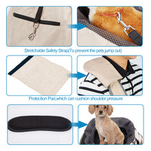 Load image into Gallery viewer, XL Pet Sling Carrier, Extra Large Dog Sling, Fits 15 to 25lbs, Beige
