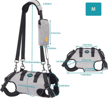 Load image into Gallery viewer, Ownpets Aged Dog Support Harness, Sling for Spine Protection, M Whole body support, breathable mesh, easy wear, mobility aid for stairs, outdoor walking

