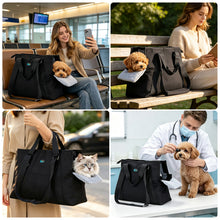 Load image into Gallery viewer, Ownpets Large Pet Carrier for Dogs Cats, 18-20lbs, Hands-Free Purse Bag extra large, storage pockets, travel vet shopping, medium pets
