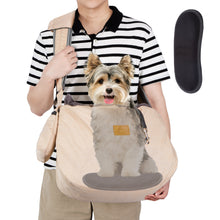 Cargar imagen en el visor de la galería, XL Pet Sling Carrier, Extra Large Dog Sling, Fits 15 to 25lbs, Beige
