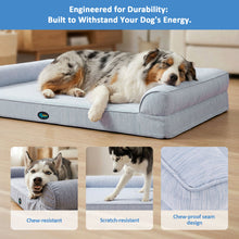 Load image into Gallery viewer, Ownpets Cooling Dog Bed, Orthopedic Sponge Foam, Waterproof Washable Cover
