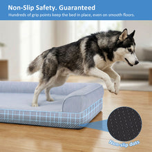 Load image into Gallery viewer, Ownpets Cooling Dog Bed, Orthopedic Sponge Foam, Waterproof Washable Cover
