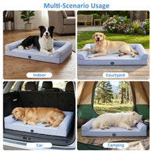 Load image into Gallery viewer, Ownpets Cooling Dog Bed, Orthopedic Sponge Foam, Waterproof Washable Cover
