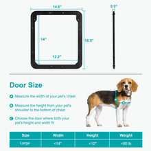 Carica l'immagine nel visualizzatore di Gallery, Ownpets Dog Screen Door 12"x14" Fits Large Dogs Up 80 lbs &amp; Small Breeds
