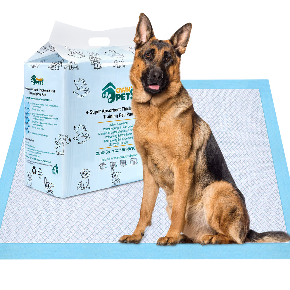 Ownpets XL-Hundepipi-Pads (35'' x 32''), Einweg-Trainingspads für Hunde, Katzen, Kaninchen und alternde Hunde 