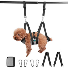 Charger l'image dans la galerie, Ownpets Dog Grooming Hammock XS, Breathable for Toy Breeds, Chihuahua Secure grooming harness sling with carabiners, breathable mesh for comfort, ideal for nail trimming and brushing small breeds
