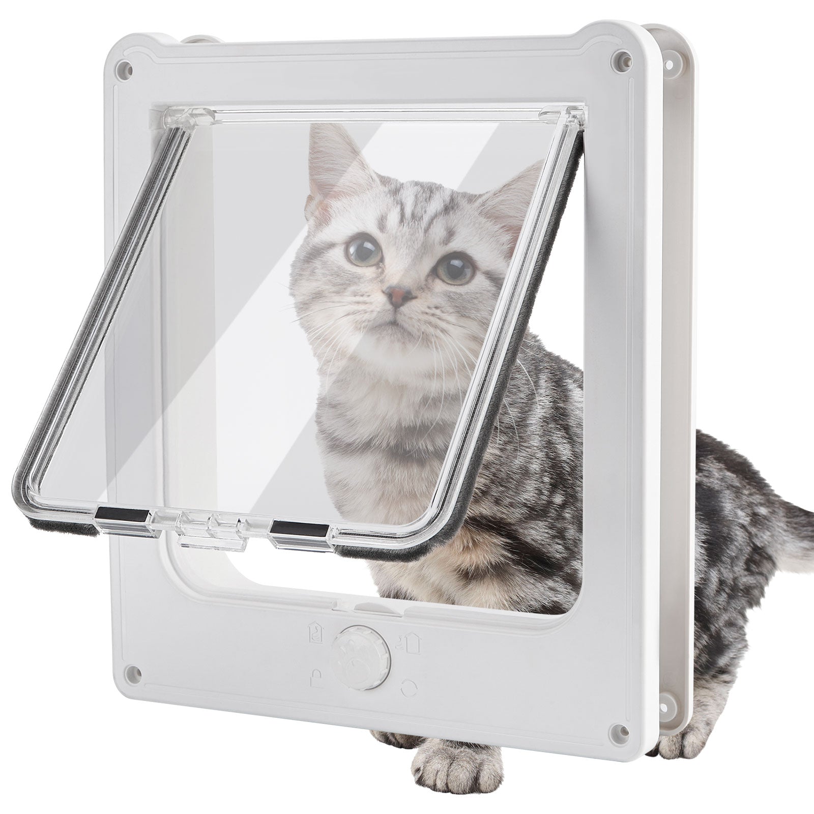 Cat Mate Electromagnetic Cat Flap, White