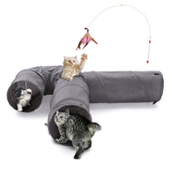 Ownpets Large 3-Way Cat Tunnel, U Shape