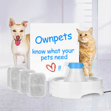 Cargar imagen en el visor de la galería, OWNPETS Replacement Cotton Activated Carbon Filters for Cat Dog, 3 Packs
