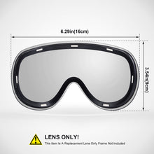 Lade das Bild in den Galerie-Viewer, Replacement Lenses for 236 Ownpets Googles Replacement Lenses, Ski Snowboard Snow Goggles Replacement Lenses
