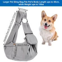 Carica l&#39;immagine nel visualizzatore di Gallery, Ownpets Reversible Pet Papoose Bag, Dog Cat Sling, Fit 8~15lbs
