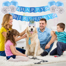 Charger l&#39;image dans la galerie, Ownpets Dog Birthday Outfit Set, Shinning Dog Bow Tie with Prince Crown &amp; Double Sided Saliva Towel, Birthday Banner &amp; Paw Print Balloons for Pet Puppy Dog Cat Boy Birthday Parties
