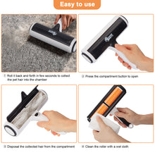 Carica l&#39;immagine nel visualizzatore di Gallery, Ownpets Pet Hair Remover, Reusable Cat and Dog Hair Remover Roller &amp; Bonus Pet Lint Scraper, Ideal for Couches, Beds, Car Seats, Carpets, Clothes &amp; More
