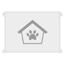 Carica l&#39;immagine nel visualizzatore di Gallery, 223 Ownpets Dog Gate Punch-Free Install 41.3 Inches, Double Lock Mesh Pet Gate Easy Operation Dog Safety Gate for Indoors, Outdoors, Doorways, Stairs and Hallways, Not Retractable (White)
