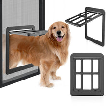 Load image into Gallery viewer, 211 Large Lockable Pet Door for Screen door, 11x13, Black
