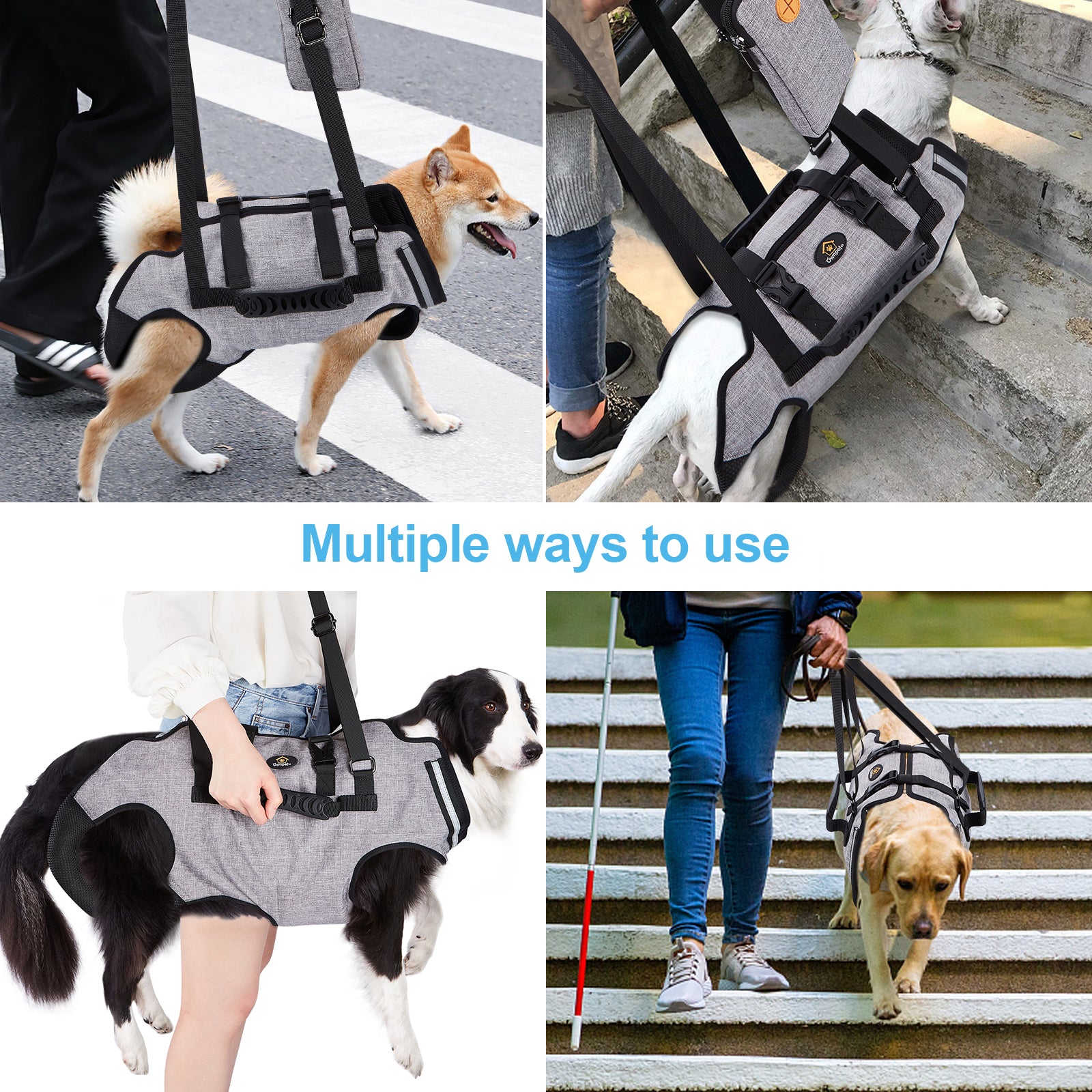 Ivdd Dog Support Ownpets Dog Support Harness Set - Mobility Aid Sling ...