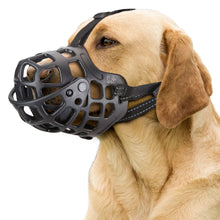 Cargar imagen en el visor de la galería, Ownpets Dog Muzzle, Adjustable Dog Basket Muzzle with Movable Cover, XL
