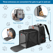 Load image into Gallery viewer, Ownpets Cat Expandable Larger Backpack Carrier
