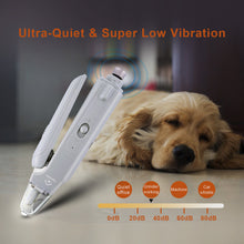 Carica l&#39;immagine nel visualizzatore di Gallery, Ownpets Dog Nail Clipper and Grinder Set with 2 LED Light, Rechargeable Electric Pet Nail Trimmer, Professional Pet Paws Grooming Tool for Small, Medium, Large Dogs, Cats
