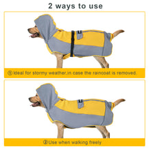 Load image into Gallery viewer, Ownpets Foldable Dog Raincoat with Reflective Straps, Size XXL
