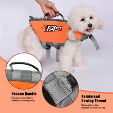 Cargar imagen en el visor de la galería, Ownpets Dog Life Jacket, Reflective Dog Safety Vest Adjustable Pet Life Preserver,(S)
