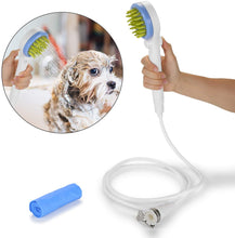 Carica l&#39;immagine nel visualizzatore di Gallery, Ownpets Pet Combing Shower Sprayer,Water Sprinkler Brush for Dogs and Cats,Puppy Bath Scrubber,Handheld Grooming Shower Head with Soft Massage Needles
