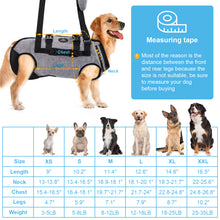 Carica l&#39;immagine nel visualizzatore di Gallery, Ownpets Dog Sling Harness, Outdoor Sling Bag for Spine Protection, Whole Body Support, Support Vest to Assist Aged Dogs, Outdoor (XXL)
